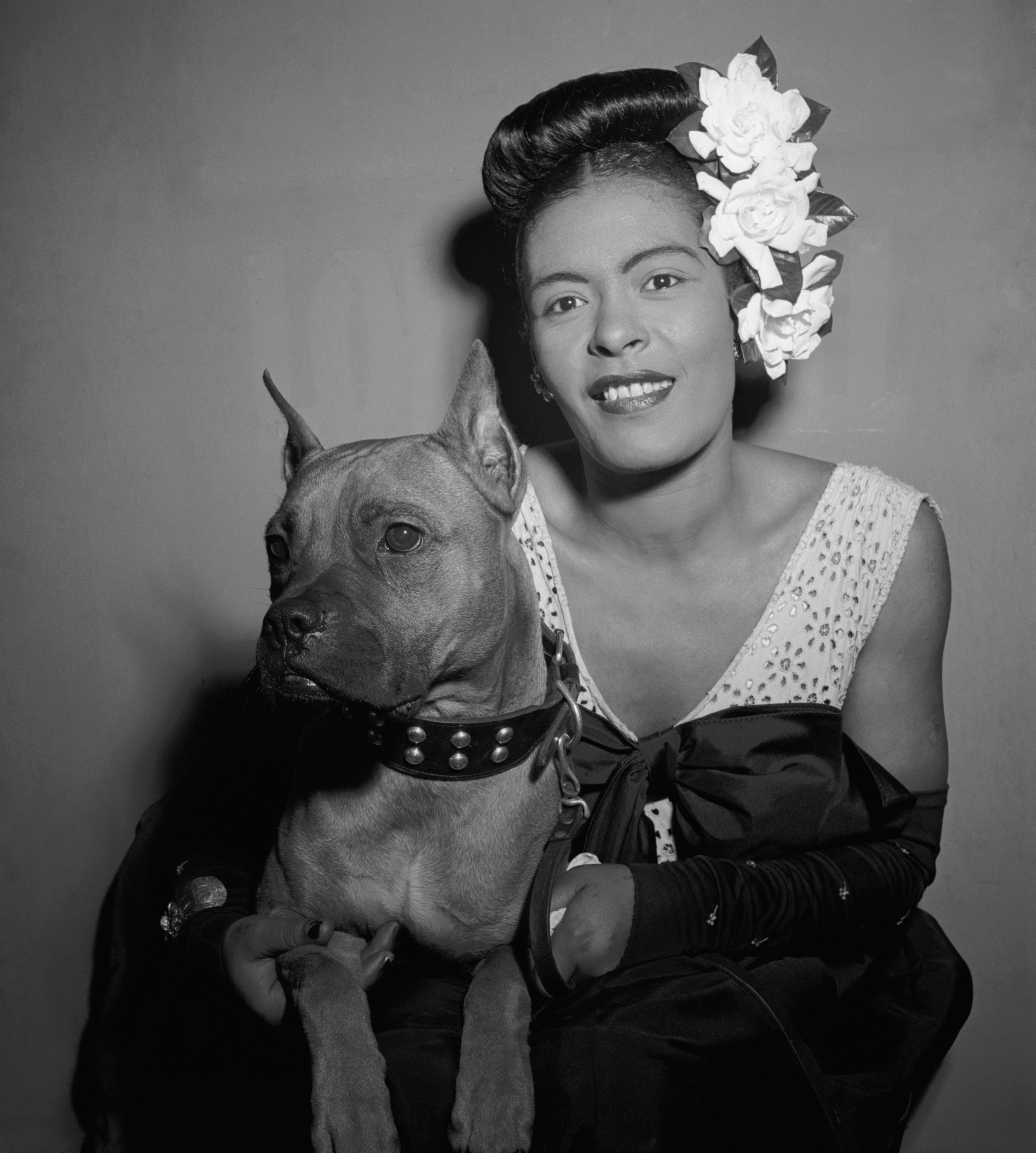 Billie Holiday — portrait photograph