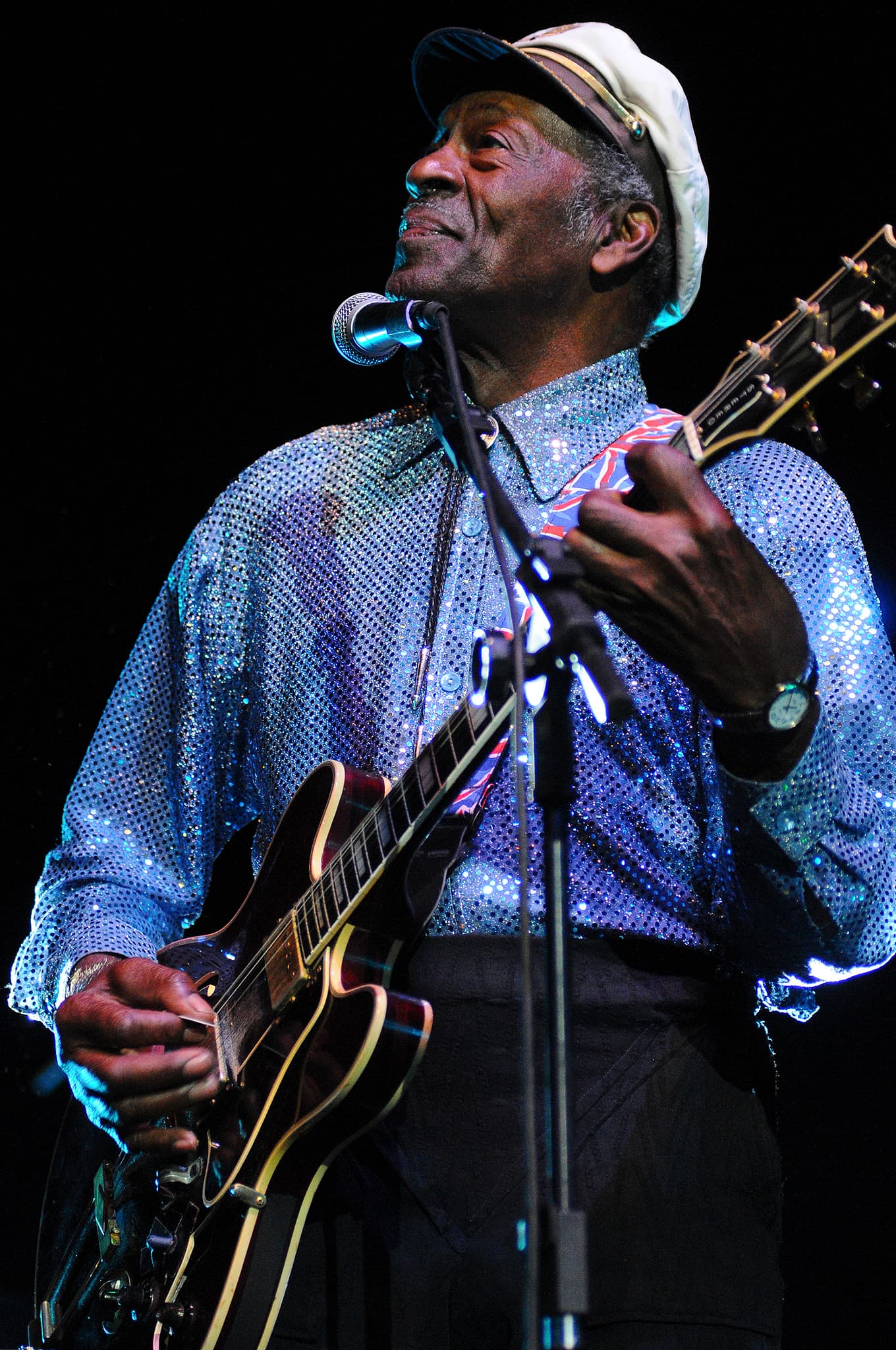 Chuck Berry — portrait photograph