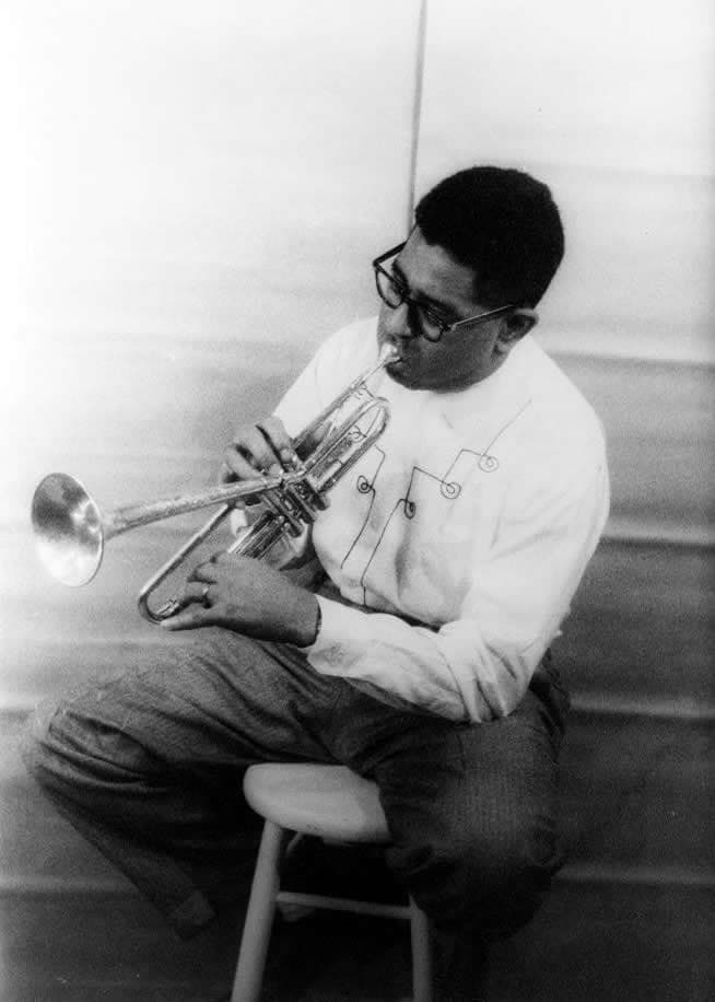 Dizzy Gillespie — portrait photograph