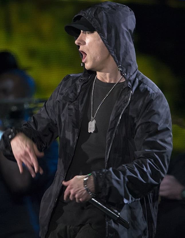 Eminem — portrait photograph