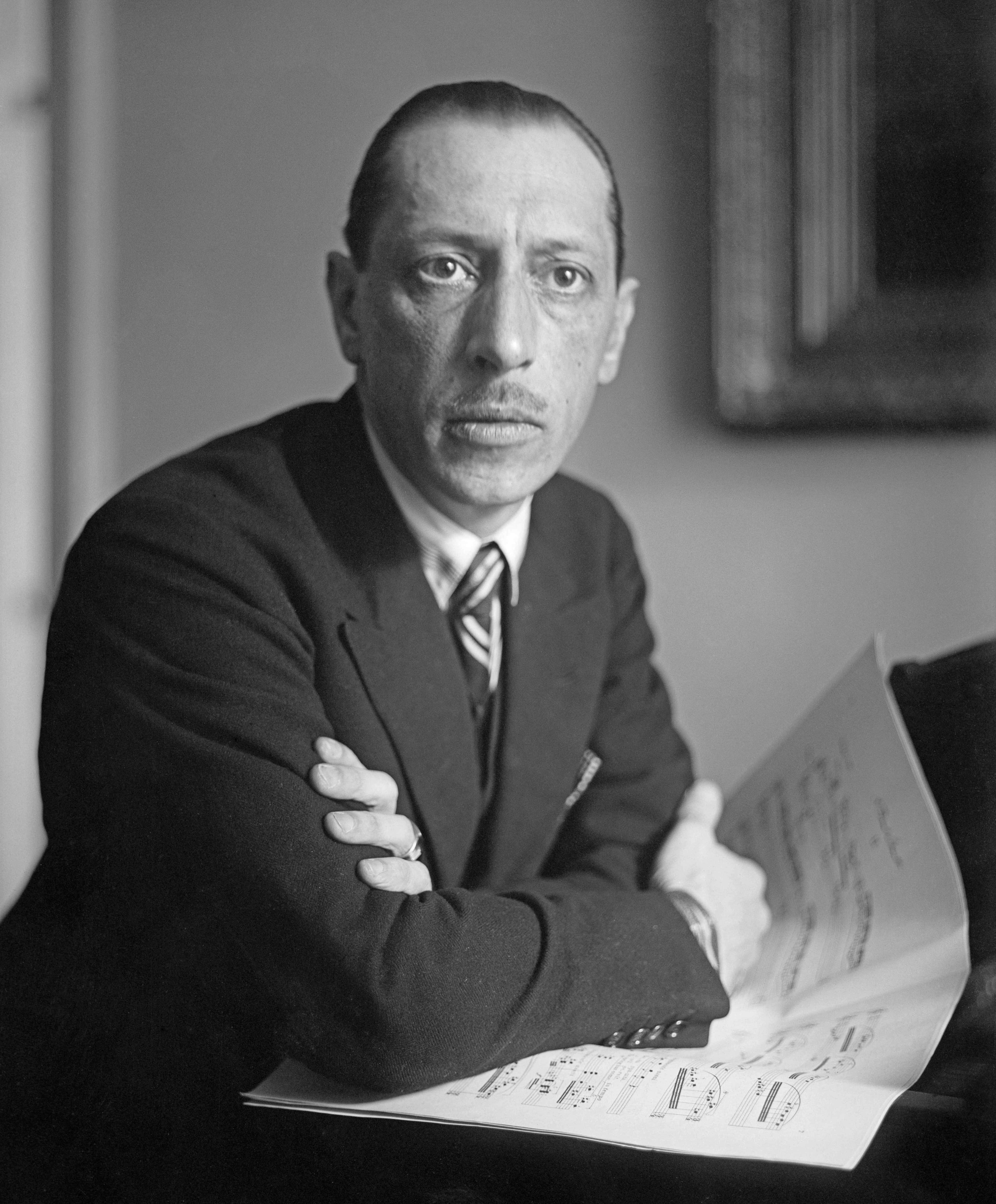 Igor Stravinsky — portrait photograph