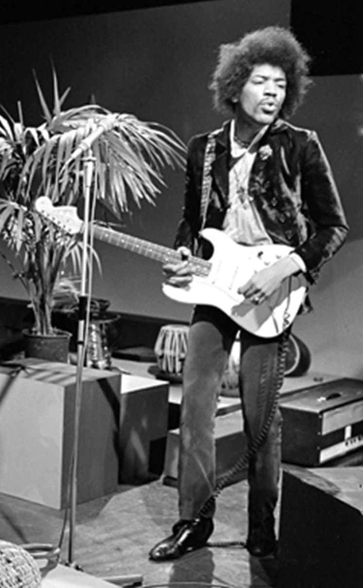 Jimi Hendrix — portrait photograph