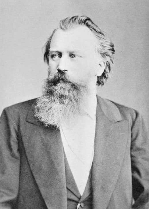 Johannes Brahms — portrait photograph