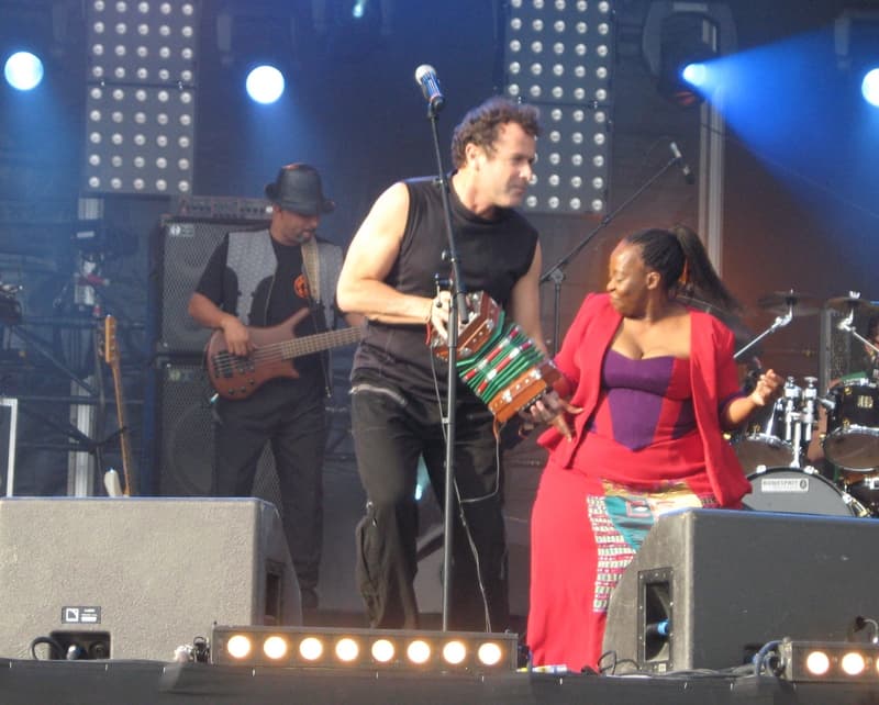 Johnny Clegg — portrait photograph