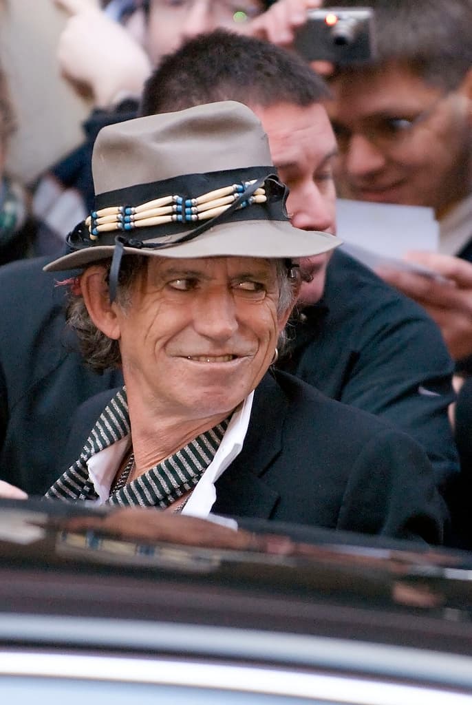 Keith Richards — portrait photograph