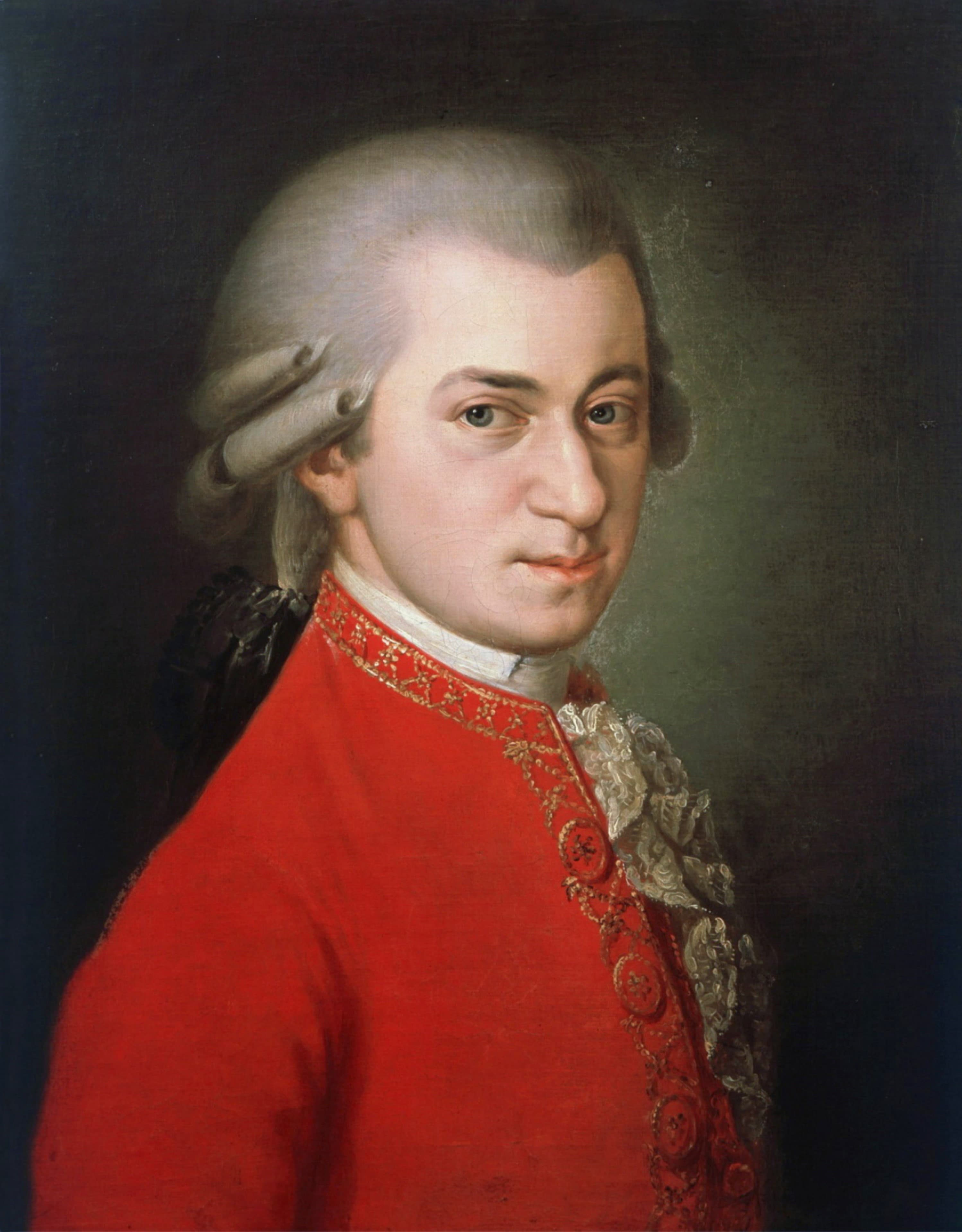 Wolfgang Amadeus Mozart — portrait photograph