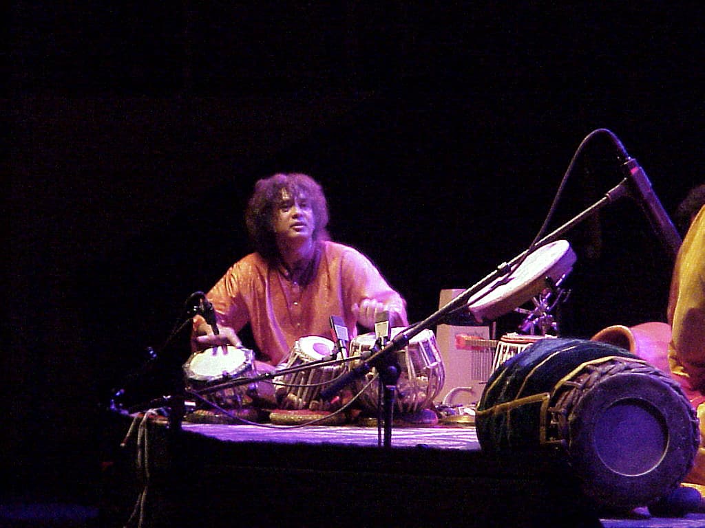 Zakir Hussain — portrait photograph