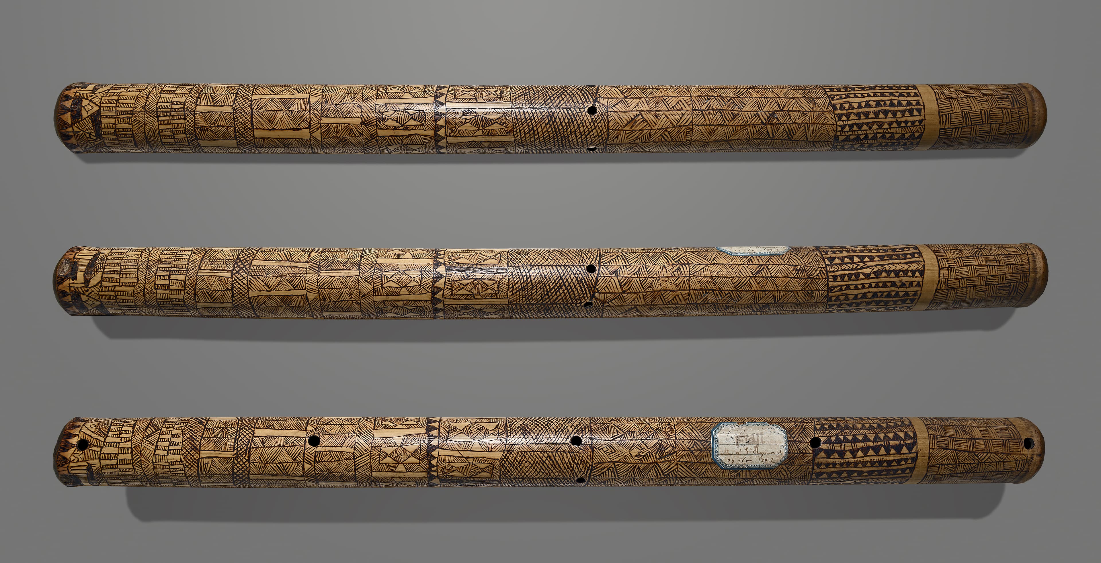 Nose Flute — archival photograph